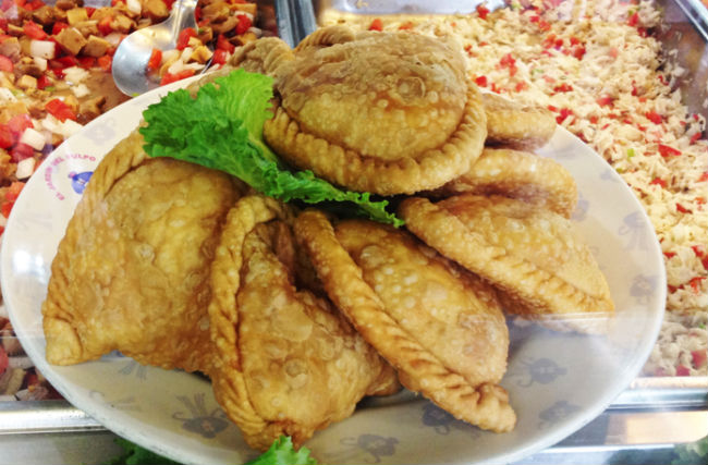 empanadas de camarón