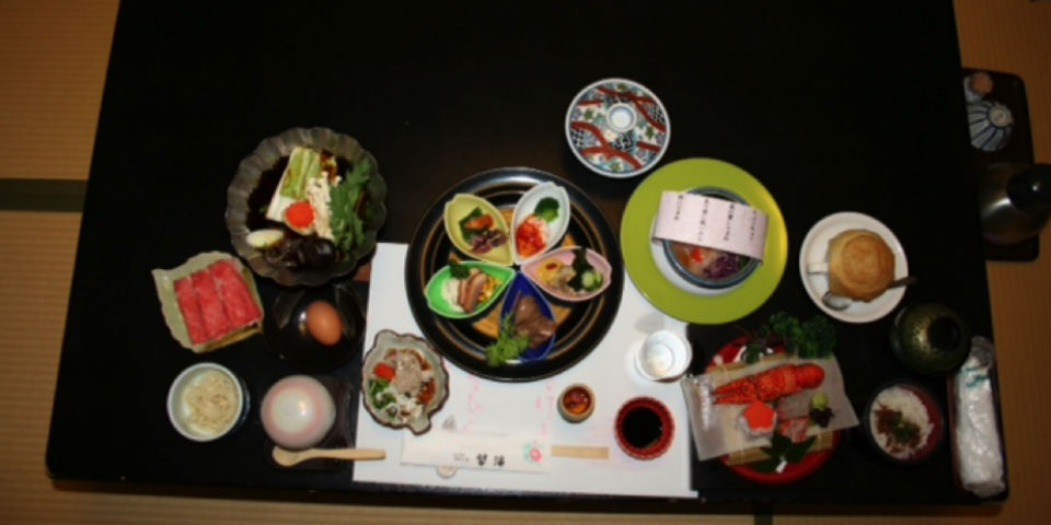 Notas sueltas en los tickets de comida japonesa