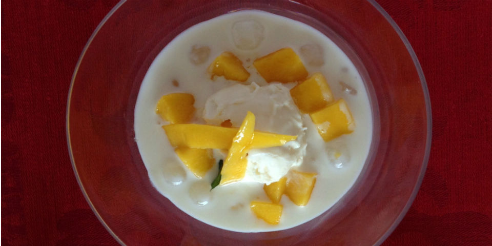 #Receta: Postre de tapioca con mango