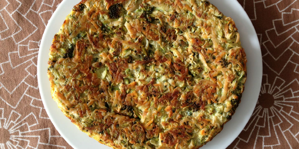 Frittata espinacas alcachofa