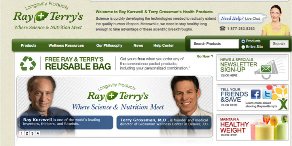 ¿Se puede vivir para siempre con tecnología y una buena alimentación?