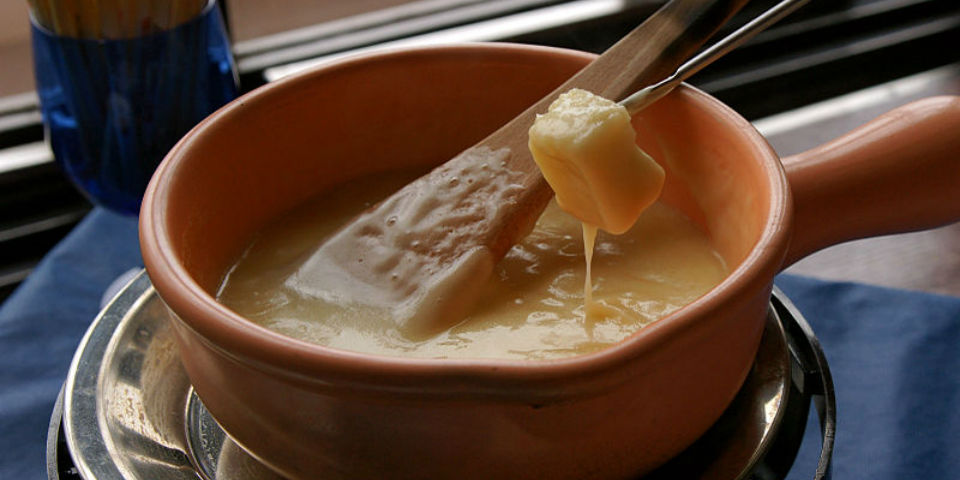 #Receta: Fondue de queso estilo suizo