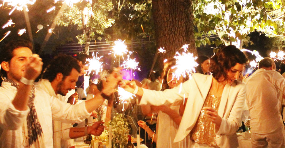 El DF se engalana con la Dîner en Blanc