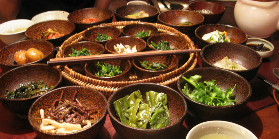 Las verduras orientales del Mercado de San Juan