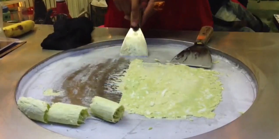 ¿Helados a la parrilla?