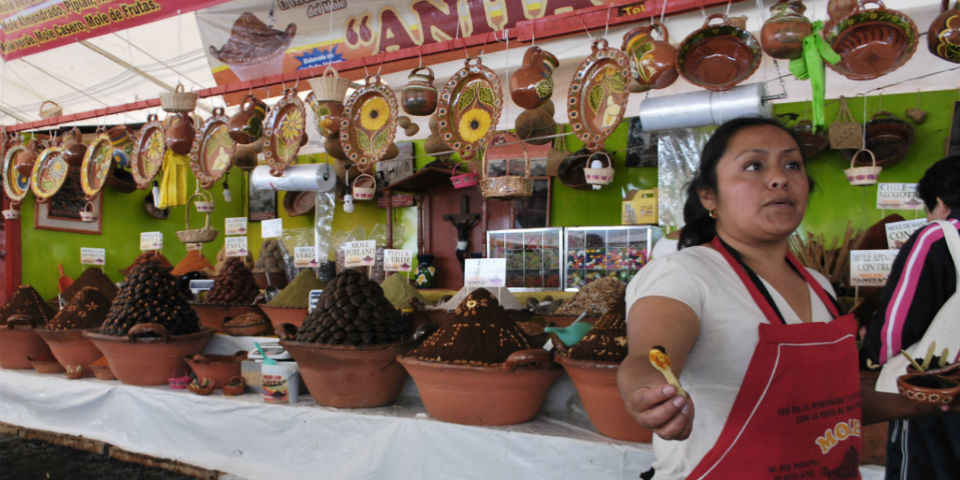 La feria del mole: un mundo de chiles, semillas, frutos y viandas