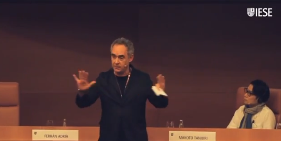 Ferran Adriá regresa&#8230; ¡al salón de clases!