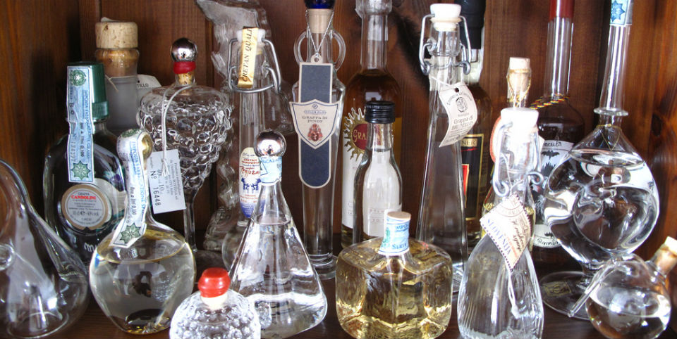 La grappa, joya de Italia