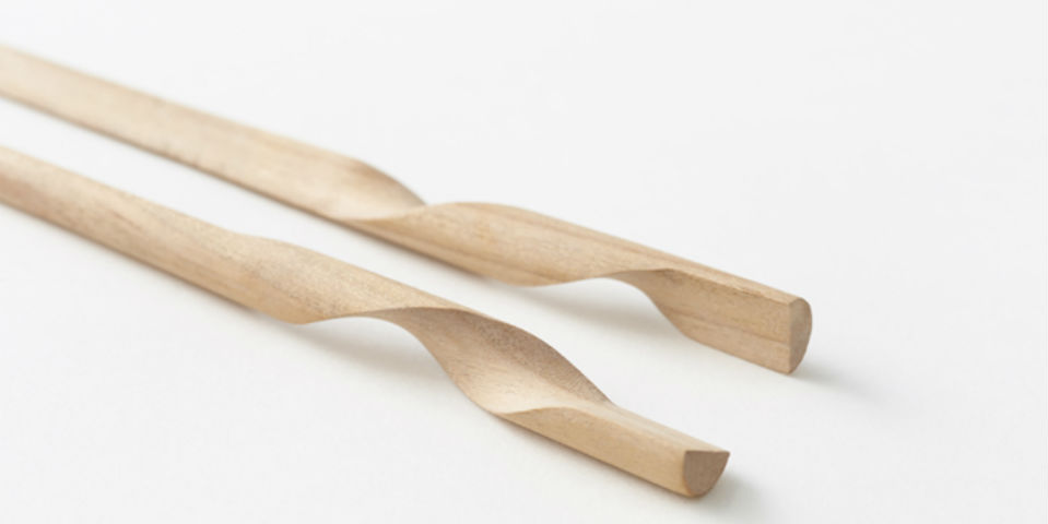 Los hermosos palillos chinos de diseñador