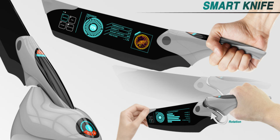 ¿Naranjas? ¡Córtalas con el cuchillo "inteligente"!