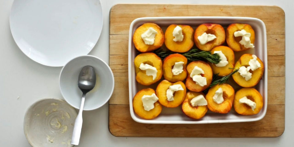 #Receta: Duraznos rostizados con miel