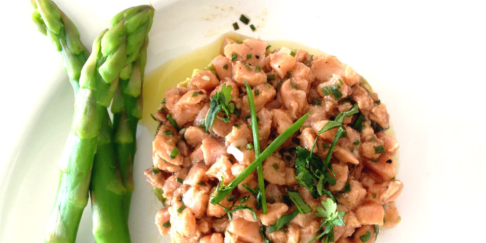 #Receta: Tártara fresca de salmón y aguacate