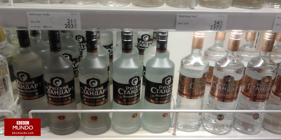 Vodka, el culpable de la alta mortalidad de hombres en Rusia