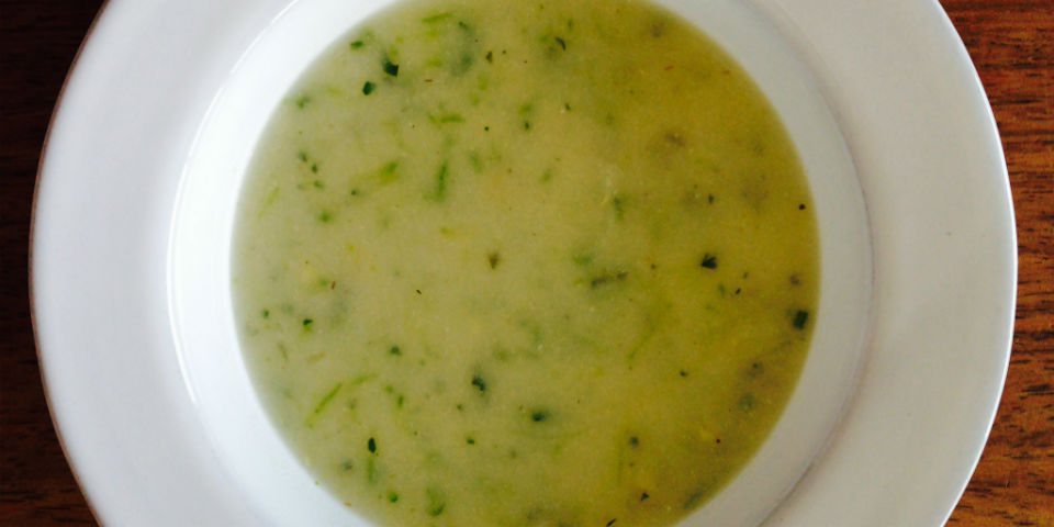 #Receta La clásica sopa de elote