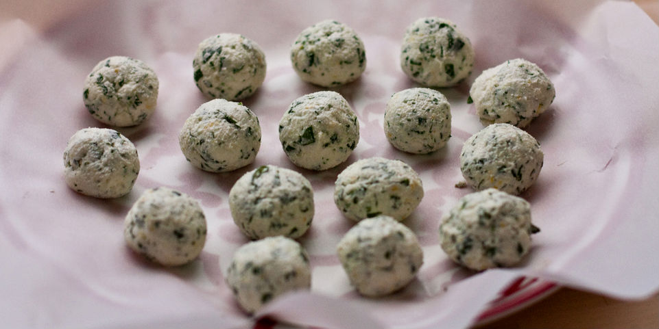 #RECETA  Bolitas de queso