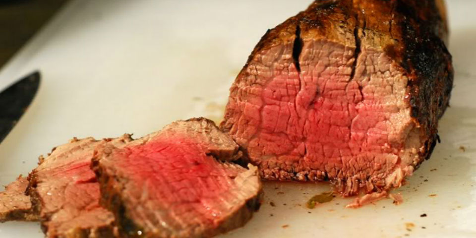 #Receta Tierno y jugoso filete a la chimenea