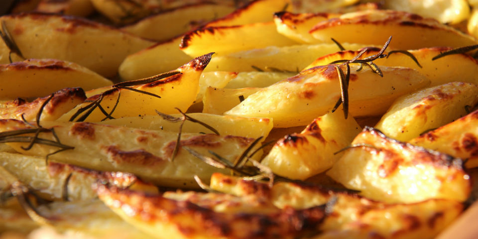 #RECETA Papas rostizadas con aceite de oliva y romero