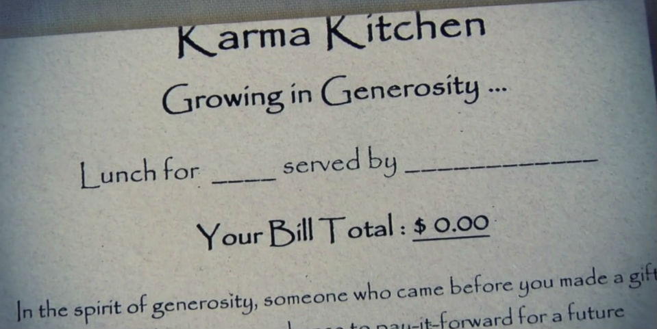 Karma Kitchen: Un plato caliente de generosidad