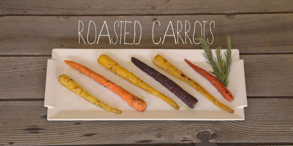 Zanahorias rostizadas, el placer de lo simple