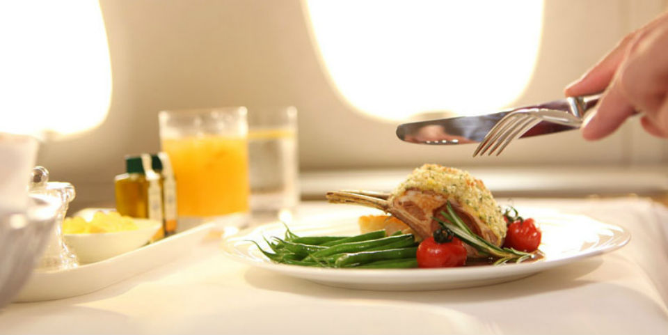 Cocina de altura: la mejor comida en aerolíneas