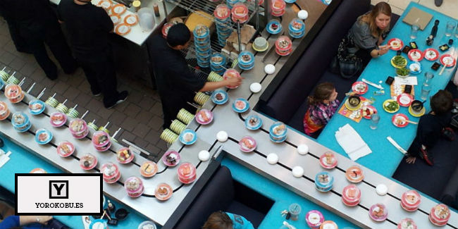 La historia del sushi en cinta transportadora