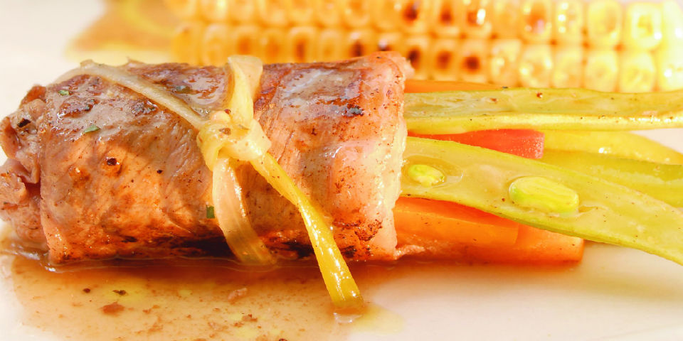 #RECETA Envueltos de carne con verduras