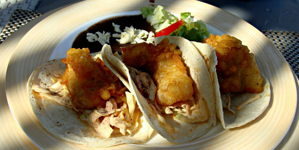 tacos de pescado