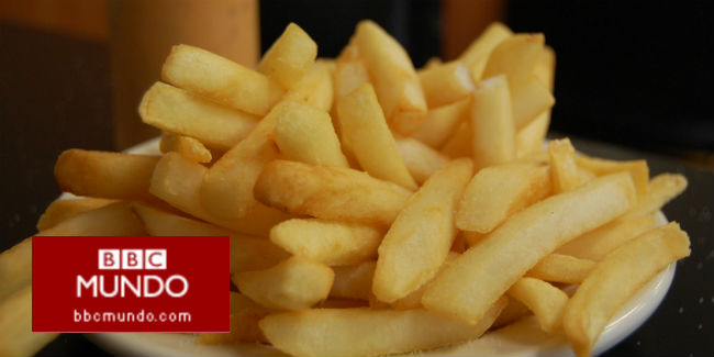 El hombre que se emborracha con papas fritas