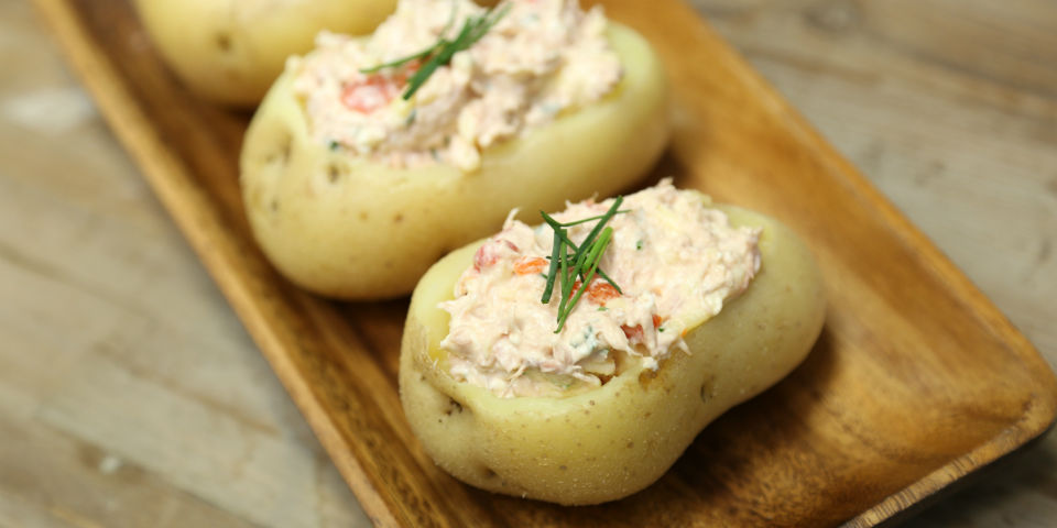 #RECETA Papas con relleno de atún
