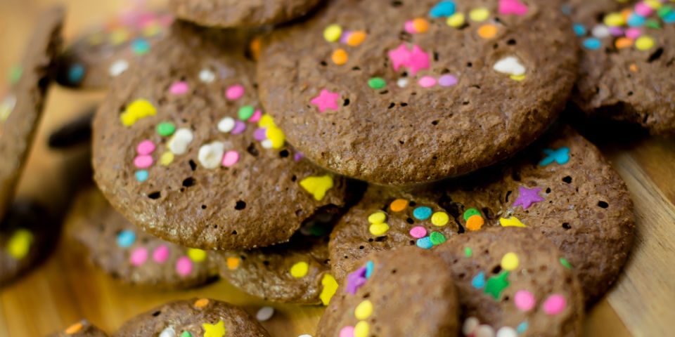 #RECETA Galletas de merengue de chocolate
