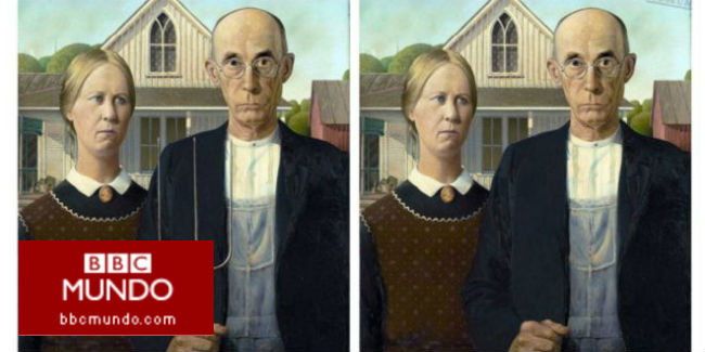 El hombre que elimina el pan de imágenes emblemáticas