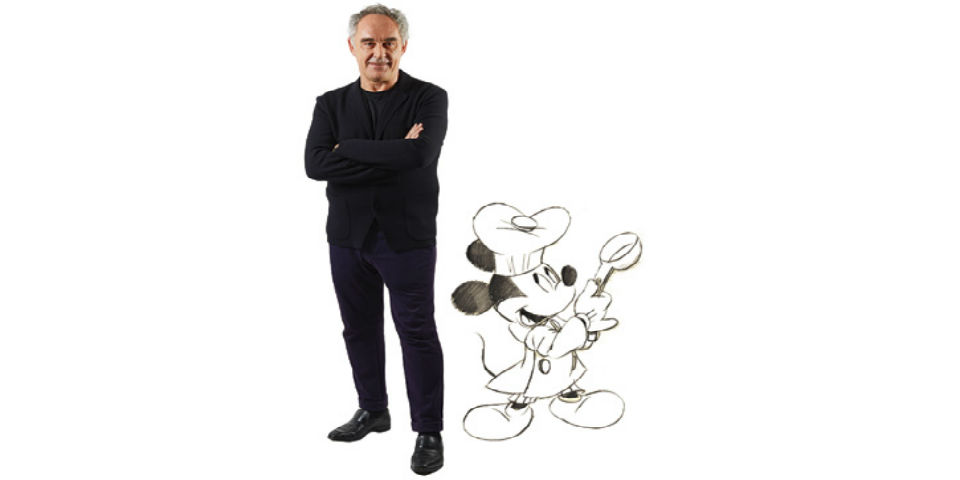 Ferran Adrià pone a cocinar a Mickey Mouse, Darth Vader y Anton Ego