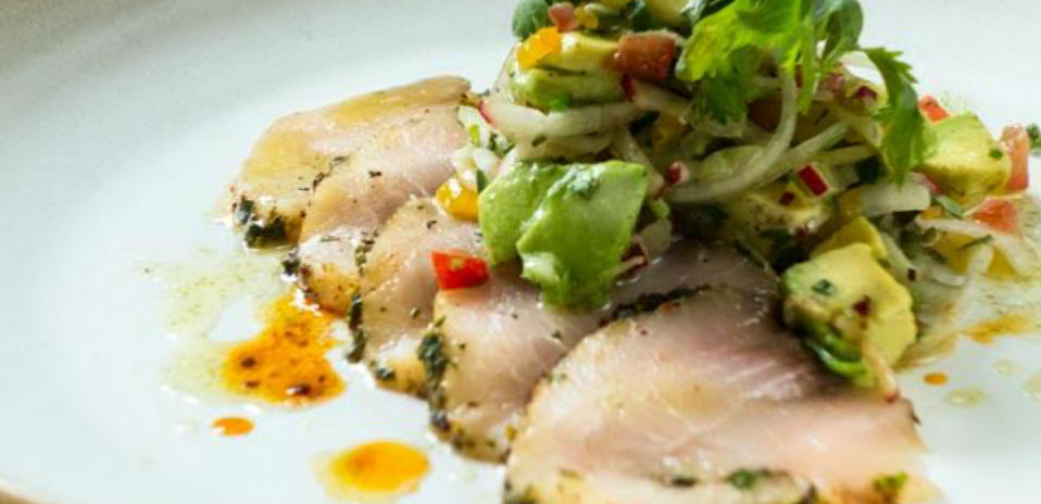 #RECETA Tiradito de pescado bruja del chef Diego Pérez Turner