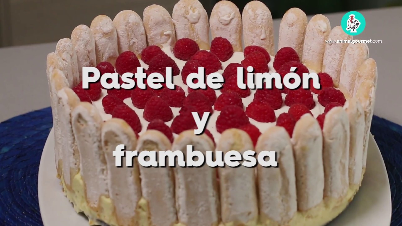 #RECETA Pastel de limón y frambuesa