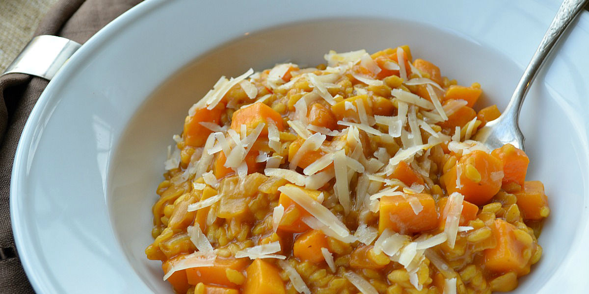 #RECETA Risotto de calabaza de castilla