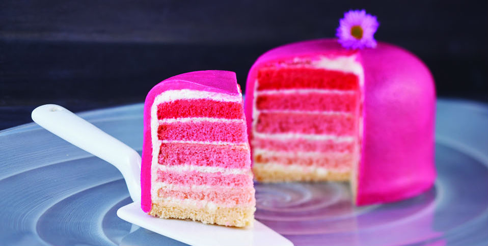 #RECETA Pastel La vida en rosa casi sin azúcar