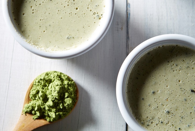 #RECETA Panna cotta de matcha y menta