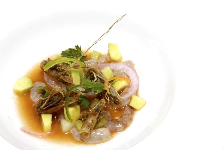 Para el calor y el antojo: aguachile de camarón al achiote y clericot