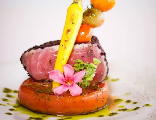 #RECETA Filete de atún sellado con tres pimientas