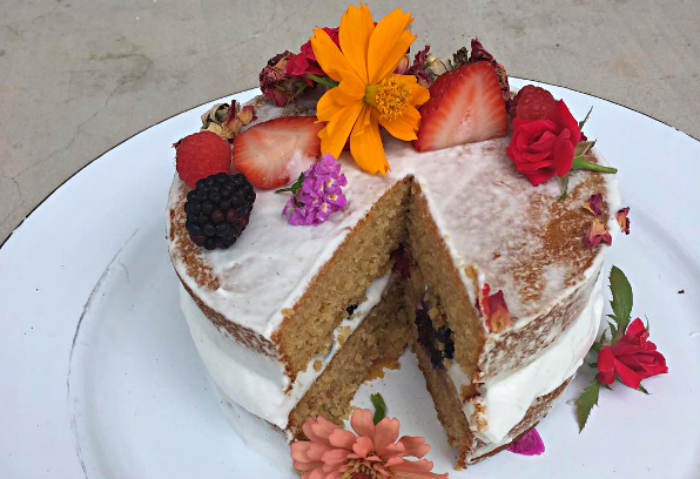 #RECETA Pastel de vainilla y frambuesa sin azúcar