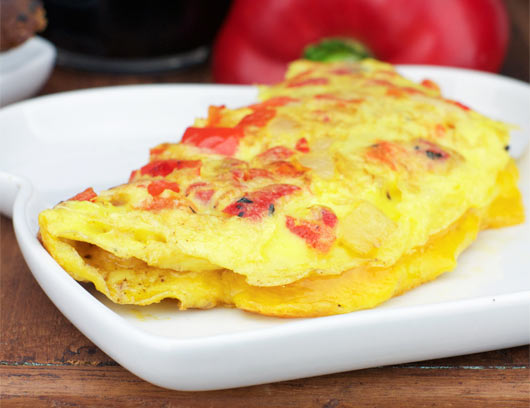 Dos #RECETAS con huevos: omelette de pimientos y huevos a la crema