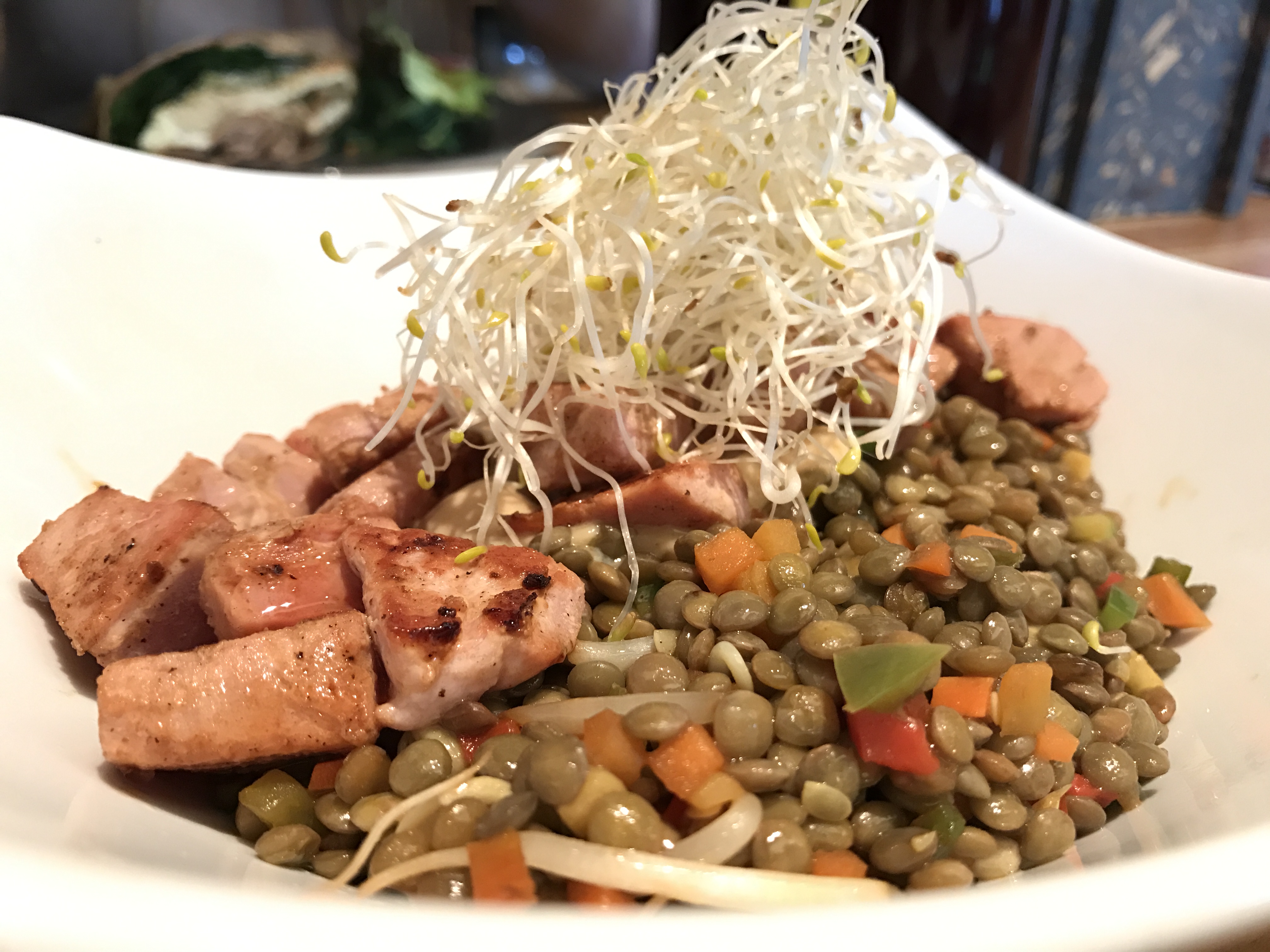 #RECETA Wok de lentejas con atún