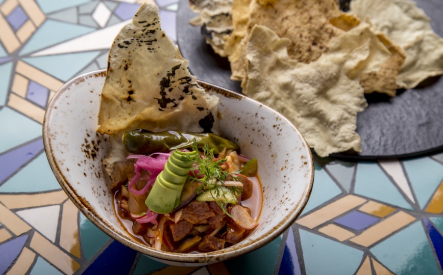 #TradiciónNayarit Cebiche Zanaya con mariscos y carne de res