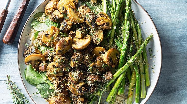 #RecetasLarousse Ensalada tibia de hongos