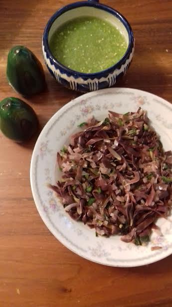 La cocina de la abuela: tacos de colorín y cáscara de papa para fin de quincena