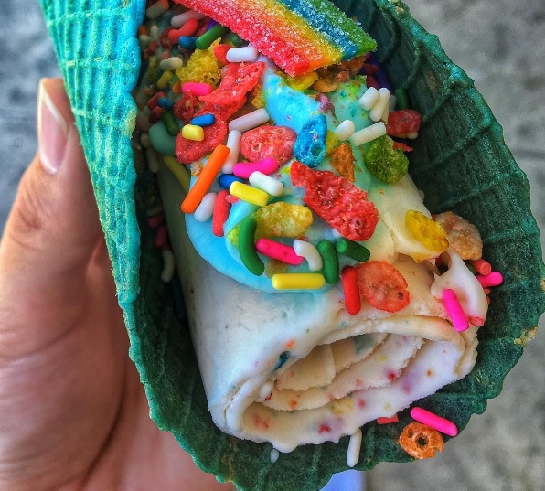 Tacos de helado