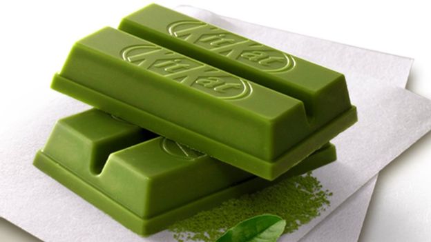 NESTLÉ. En Asia son populares los sabores de Kit Kat exóticos como el wasabi y el té verde.