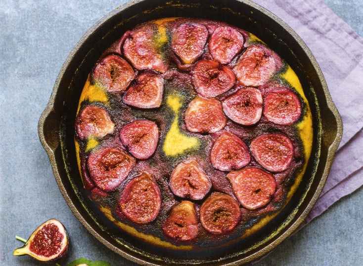 #RecetasLarousse Pastel de higos con vainilla