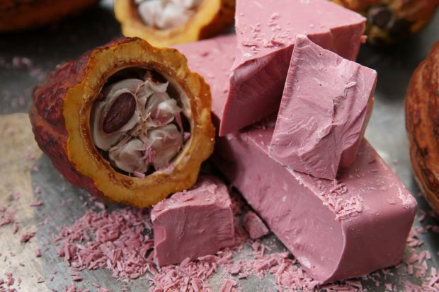 Cacao ruby. Imagen cortesía de Barry Callebaut.