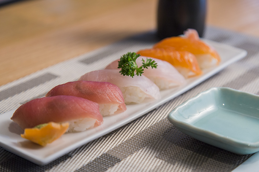 Una de las opciones que no puedes dejar pasar: los nigiris.